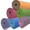 Colorful comfortable TPE Yoga mat fitness gym equipment that used in building good shape