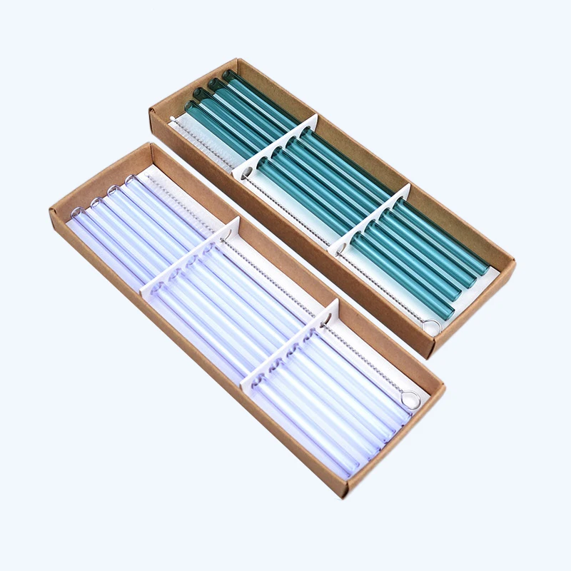 Custom logo 4+1 pack glass straws in printed logo box glass straw pyrex 2021 amazon top seller, Customized
Custom logo 4+1 pack glass straws in printed logo box glass straw pyrex 2021 amazon top seller, Customized