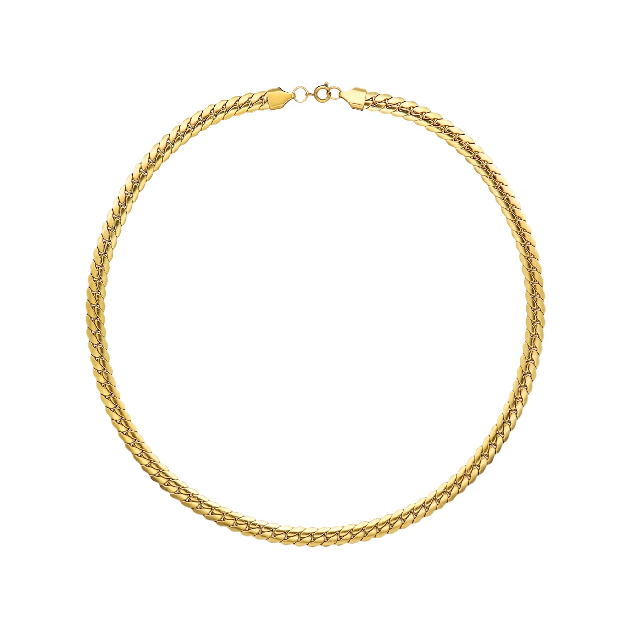 Chris April fashion jewelry In stock 316L stainless steel PVD gold plated Wide version strand necklace for women
Chris April fashion jewelry In stock 316L stainless steel PVD gold plated Wide version strand necklace for women