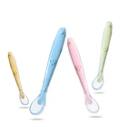 Food grade Baby feeding spoon safe odorless silicone baby spoon