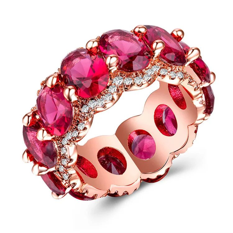 New ladies ring fashion rose gold plated zircon ring hot selling men's and women's ring jewelry wholesale
New ladies ring fashion rose gold plated zircon ring hot selling men's and women's ring jewelry wholesale