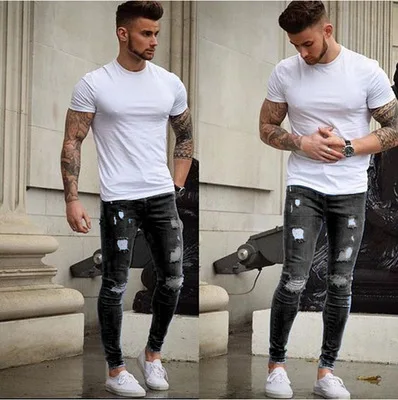 mens stretch ripped jeans stylish for man slim tapered ankle fit jeans distressed skinny jeans men, As picture
mens stretch ripped jeans stylish for man slim tapered ankle fit jeans distressed skinny jeans men, As picture