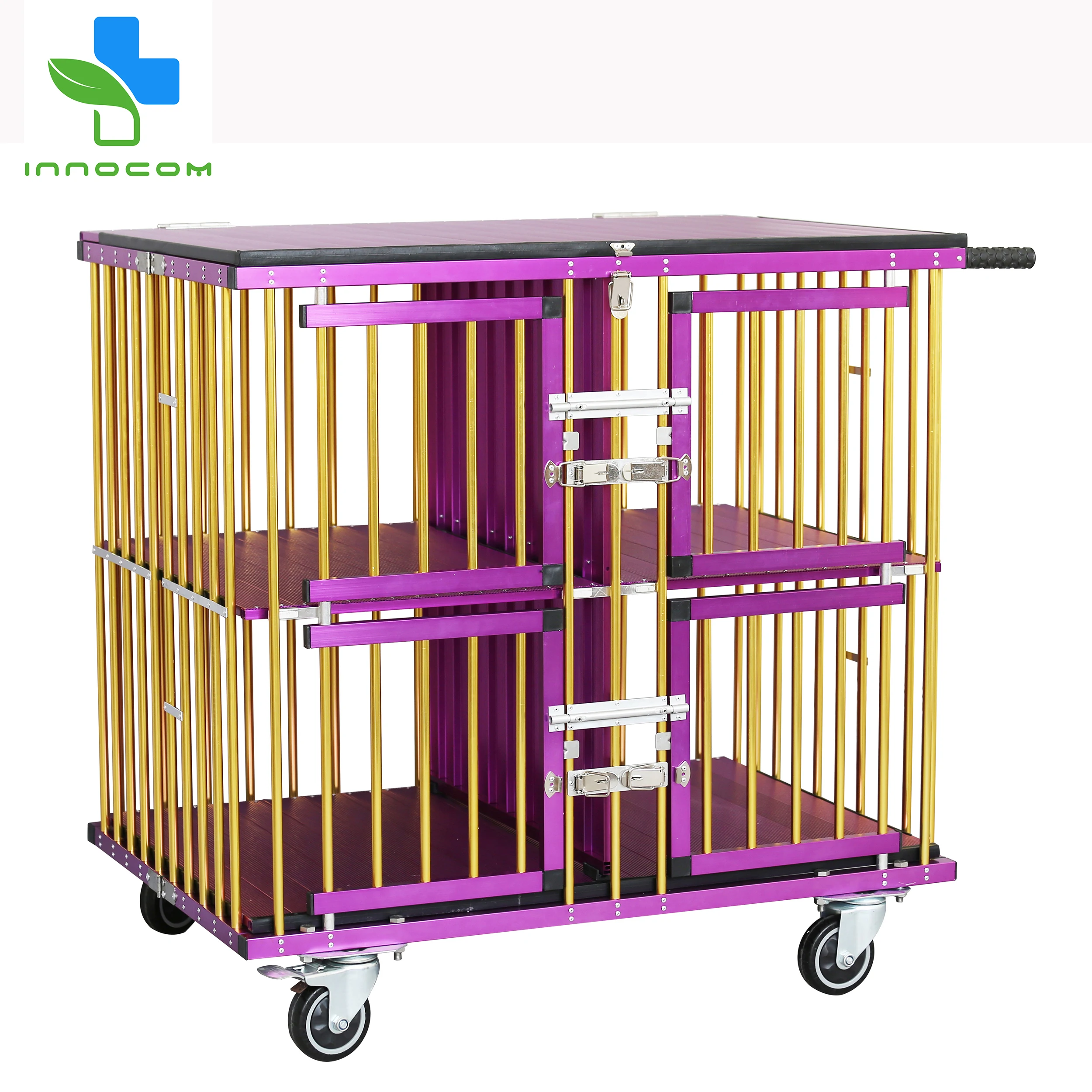 Salon Foldable Pet Trolley Aluminum Light-weighted Dog Cage Trolley Pet Show Trolley, Pink,blue, black, purple/gold,silver
Salon Foldable Pet Trolley Aluminum Light-weighted Dog Cage Trolley Pet Show Trolley, Pink,blue, black, purple/gold,silver