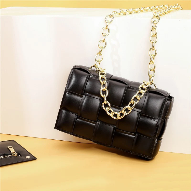 2021 Famous Designer Luxury Leather Chain Bag for Women Woven Crossbody Ladies Purses and Handbags with Innder Wallet, Picture shown
2021 Famous Designer Luxury Leather Chain Bag for Women Woven Crossbody Ladies Purses and Handbags with Innder Wallet, Picture shown