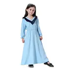 2019 Latest design long sleeves abaya elegant muslim clothing muslim girl long dress