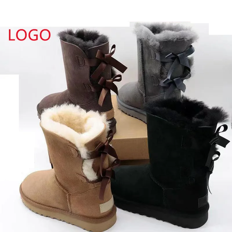 OEM New design hot sale winter women ankle boots shoes woman lady mid calf fur snow boots shoes woman with two bows
OEM New design hot sale winter women ankle boots shoes woman lady mid calf fur snow boots shoes woman with two bows