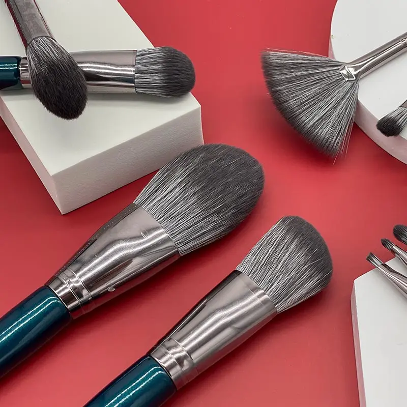 11pcs Professional double ended synthetic makeup brushes private label brush set for makeup
11pcs Professional double ended synthetic makeup brushes private label brush set for makeup