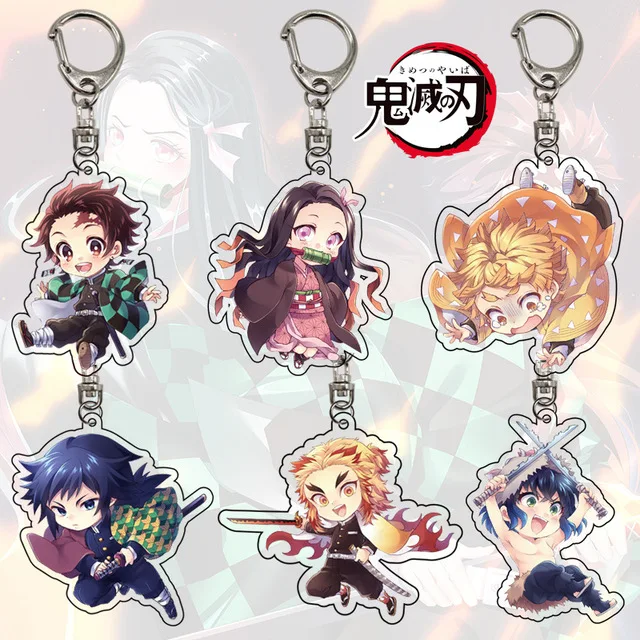 Kimetsu no Yaiba Free shipping Wholesale Acrylic Keychain Key chain Demon Slayer keyring double-sided action figure, Colorful
Kimetsu no Yaiba Free shipping Wholesale Acrylic Keychain Key chain Demon Slayer keyring double-sided action figure, Colorful