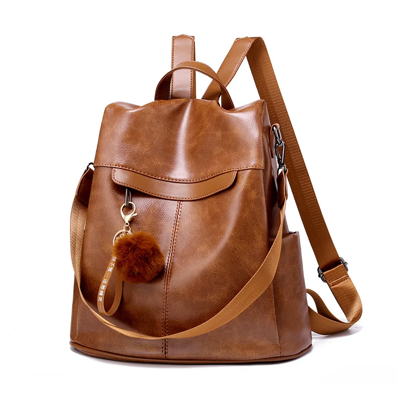 2020 new fashion women backpack bag waterproof leather versatile backpack, Brown/black/tan
2020 new fashion women backpack bag waterproof leather versatile backpack, Brown/black/tan