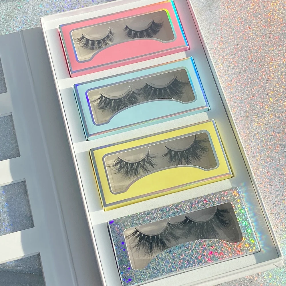 Free samples fluffy 25mm 3d mink full strip eyelash book packaging 4 pairs wholesale empty customise lash boxes
Free samples fluffy 25mm 3d mink full strip eyelash book packaging 4 pairs wholesale empty customise lash boxes