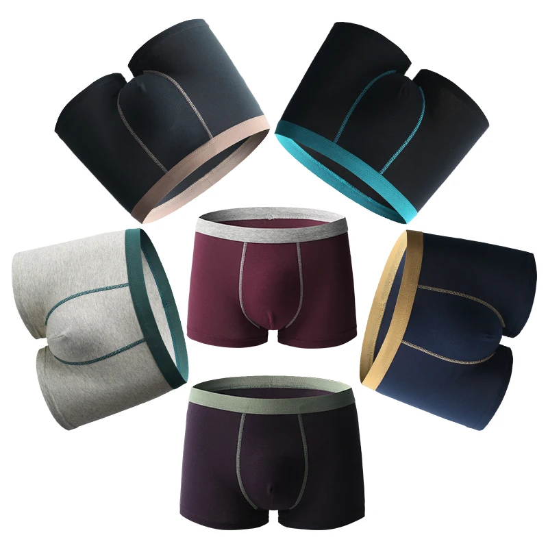 Men's underwear Combed cotton fashion contrast color stitching boxer plus size wholesale men boxer
Men's underwear Combed cotton fashion contrast color stitching boxer plus size wholesale men boxer