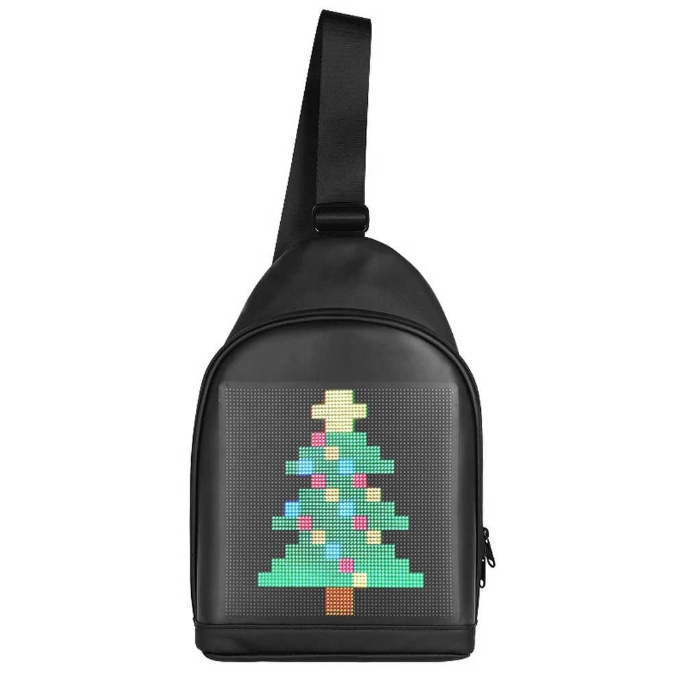 2022 High Resolution Smart Wireless Connection Mobile Control Programmable Light Advertising Screen Display Chest led sling bag
2022 High Resolution Smart Wireless Connection Mobile Control Programmable Light Advertising Screen Display Chest led sling bag