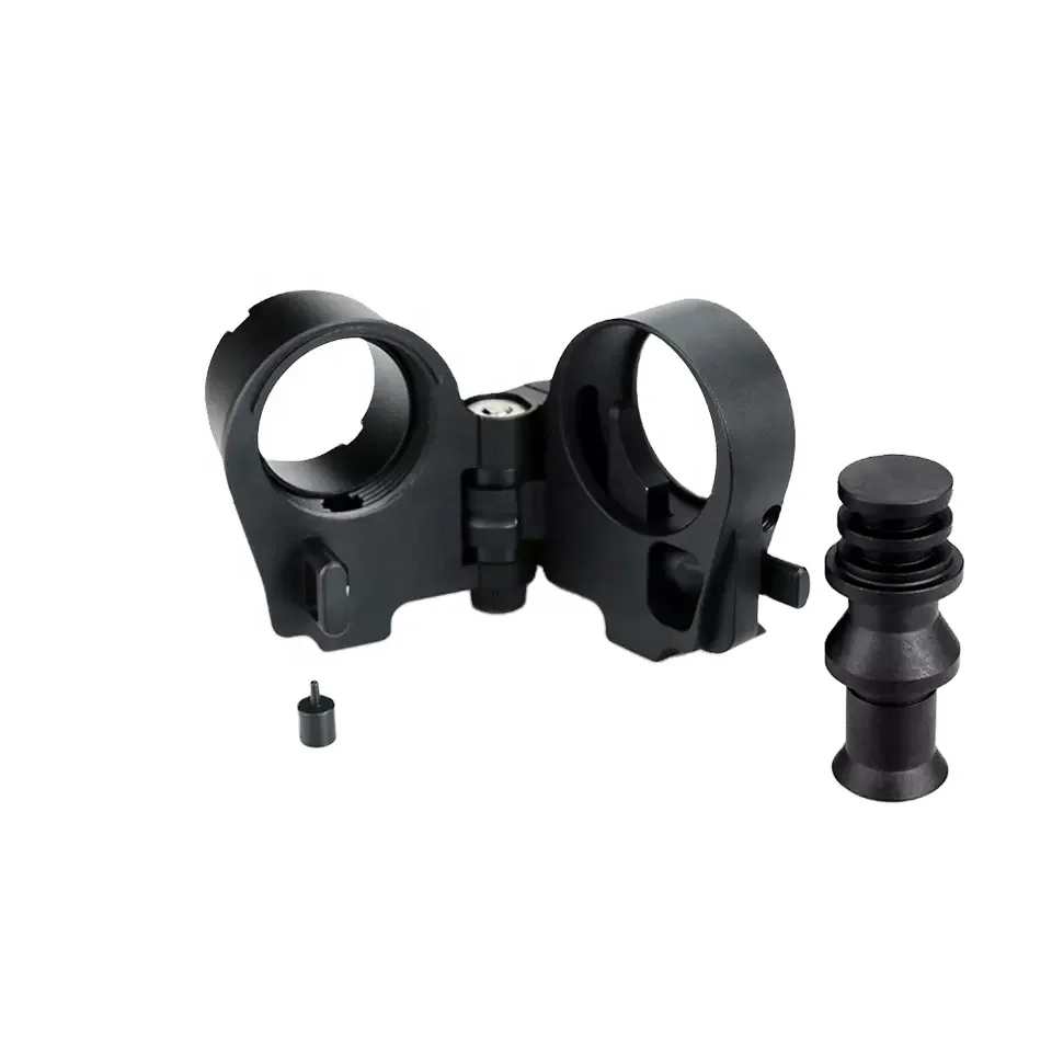 

DA Tactical AR Folding Stock Adapter Gen 3-M 30mm fit AR-15 ar15 AR10 M16 rifle 5.56 to .308 hunting rifle scope Accessories, Matte black