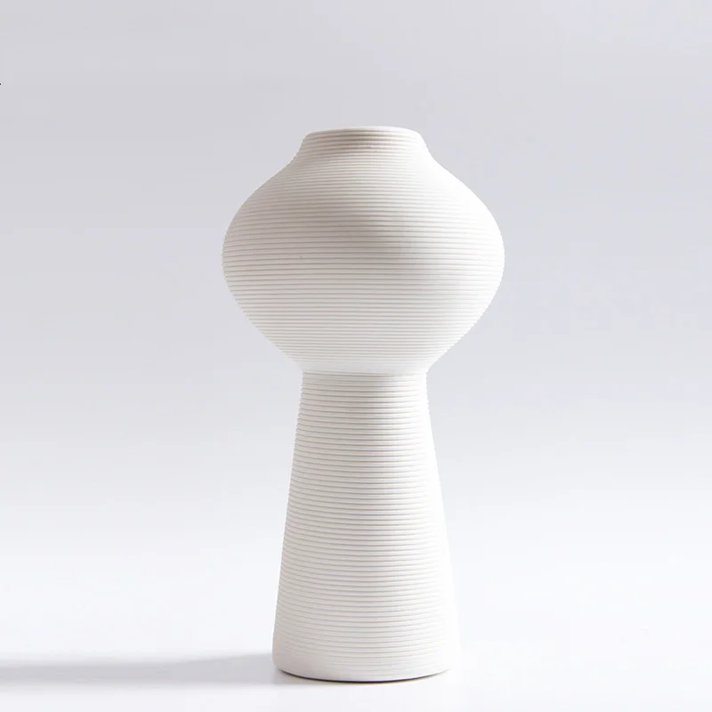Modern Minimalist Crafts White Ceramic Vase Ceramic Vase Home Decoration Decorative Vases With Flowers Modern Home Decor, As photo
Modern Minimalist Crafts White Ceramic Vase Ceramic Vase Home Decoration Decorative Vases With Flowers Modern Home Decor, As photo