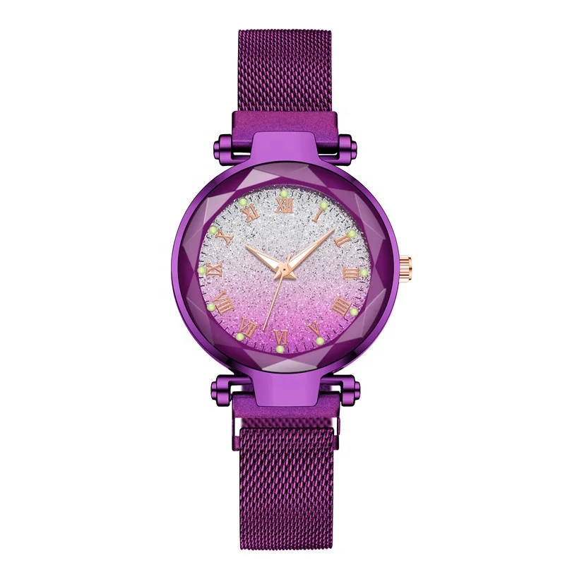 Colorful Luminous Magnet Watches Women Wrist Luxury Starry Sky Star Magnetic Watches Reloj Para Mujer
Colorful Luminous Magnet Watches Women Wrist Luxury Starry Sky Star Magnetic Watches Reloj Para Mujer