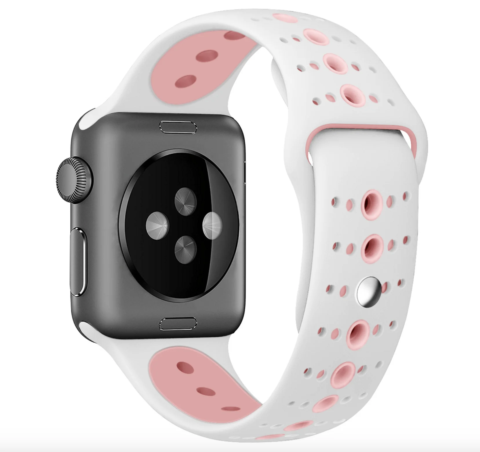 Silicone Watch Strap Laser Engraved For Apple Watch Breathable replacement Wrist for iWatch Band 38/42mm 40/44mm, Multi-color optional
Silicone Watch Strap Laser Engraved For Apple Watch Breathable replacement Wrist for iWatch Band 38/42mm 40/44mm, Multi-color optional