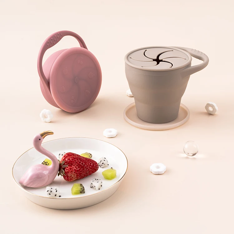 Can be laser logo portable folding silicone snack cup baby silicone bowl baby feeding grip collapsible snack, Natural
Can be laser logo portable folding silicone snack cup baby silicone bowl baby feeding grip collapsible snack, Natural