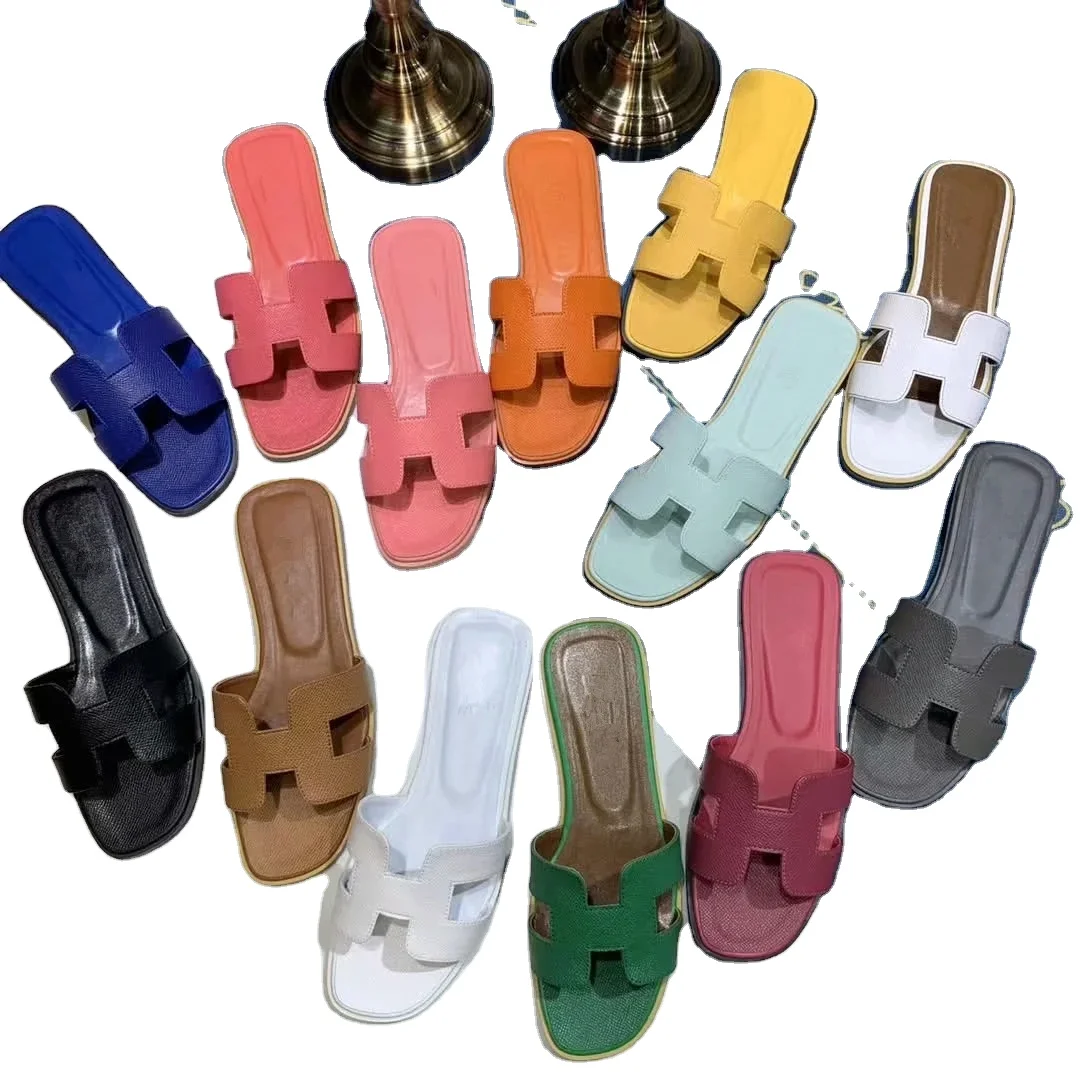 Fashion Designer Summer leather Slippers Custom Logo Pink Slides Sandals for Women and Ladies, Customized color
Fashion Designer Summer leather Slippers Custom Logo Pink Slides Sandals for Women and Ladies, Customized color