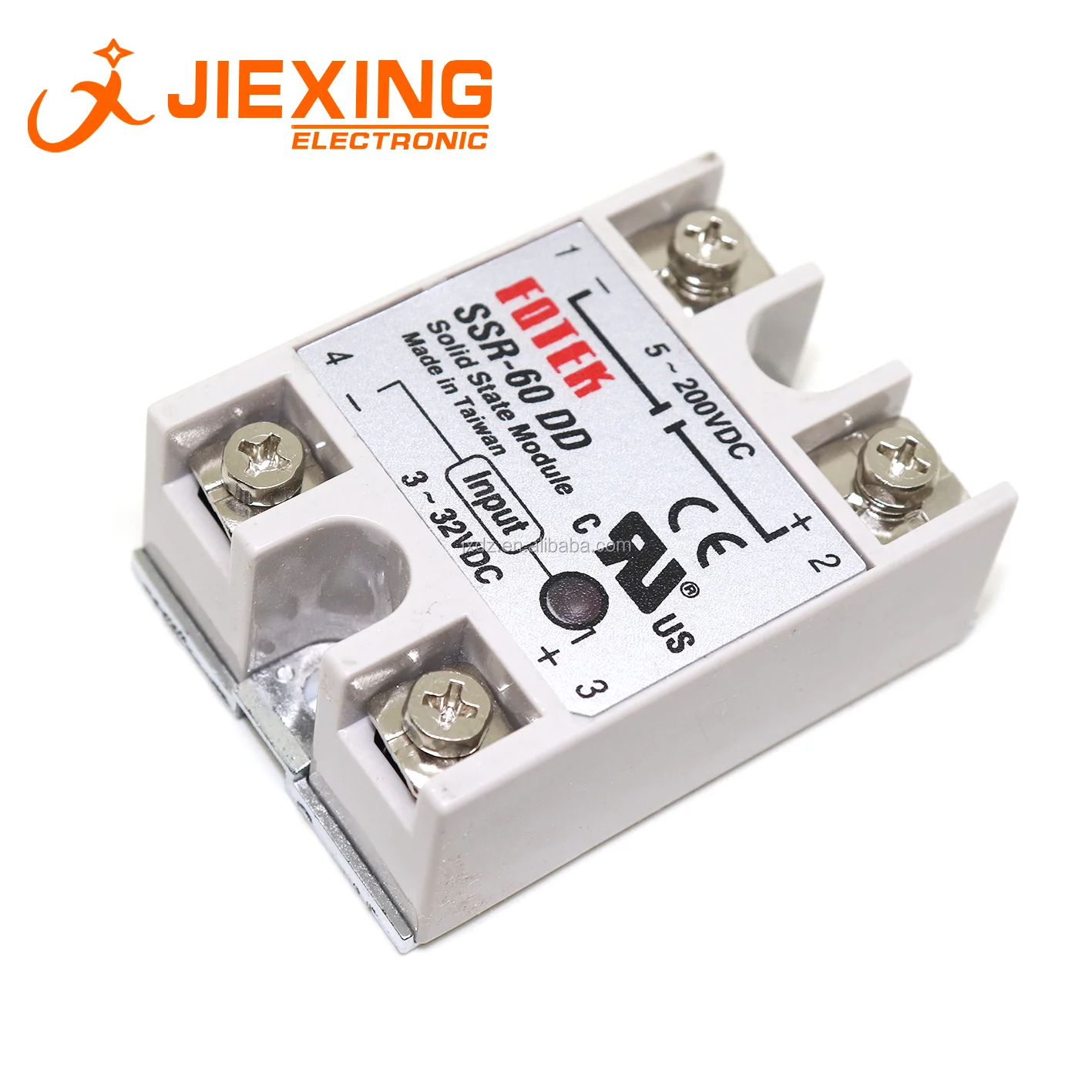 Ssr 60dd 60a 3 32vdc Input 5 200vdc Output Single Phase Dc To Dc Ssr