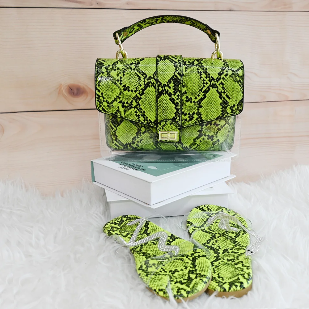Jelly Snakeskin Handbags With Match Sandals Set For Women Fashion Quality Stylish Women Hand Bags Purse And Shoes Set, 12 colors
Jelly Snakeskin Handbags With Match Sandals Set For Women Fashion Quality Stylish Women Hand Bags Purse And Shoes Set, 12 colors
