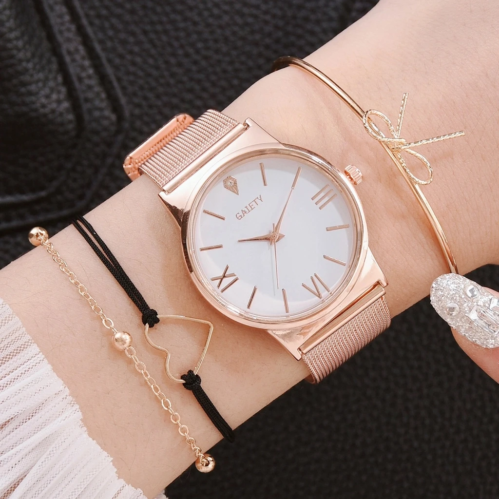 New Female Watch Set Luxury Women Watches Female Clock Quartz Wristwatch Fashion Ladies Wrist Watch
New Female Watch Set Luxury Women Watches Female Clock Quartz Wristwatch Fashion Ladies Wrist Watch