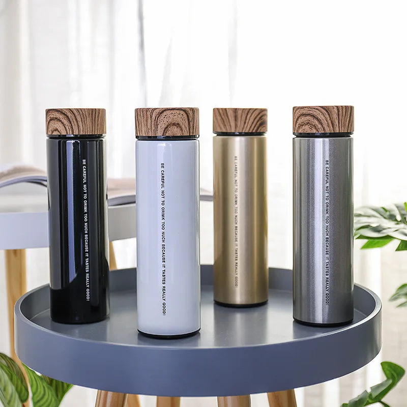 Wood Grain Double Wall Vacuum Insulated Stainless Steel Water Bottle with custom logo, Black, grey, silver, white
Wood Grain Double Wall Vacuum Insulated Stainless Steel Water Bottle with custom logo, Black, grey, silver, white