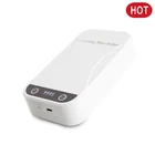 V08 wholesale portable uvc ultraviolet mobile phone disinfection sterilization box led uv sterilizer