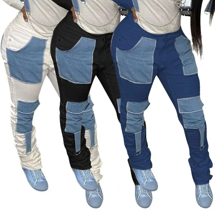 Best Price Pockets Patchwork Popular New Fashion Clothing Woman Clothes 2021 Denim Jeans Women Trousers
Best Price Pockets Patchwork Popular New Fashion Clothing Woman Clothes 2021 Denim Jeans Women Trousers