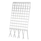 Outdoor galvanized chain link mesh wrought iron garden metal fence