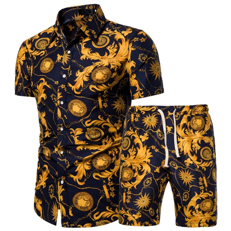 2021 Factory Wholesale Full Printing New hawaiian men wear set Beachwear Men's Shirt Shorts Suit Plus Size Shirt Suit, Customized color
2021 Factory Wholesale Full Printing New hawaiian men wear set Beachwear Men's Shirt Shorts Suit Plus Size Shirt Suit, Customized color