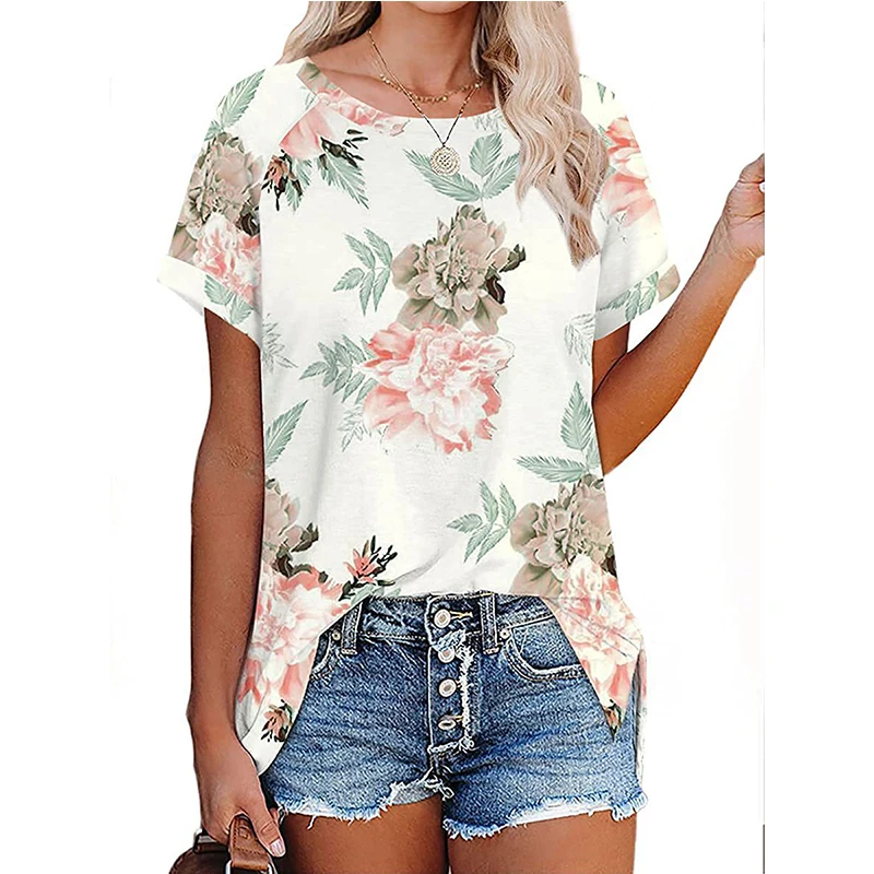 Summer Tops for Women Short Sleeve Side Split Casual Loose Tunic Top graphic t shirts with Pocket, Customized color
Summer Tops for Women Short Sleeve Side Split Casual Loose Tunic Top graphic t shirts with Pocket, Customized color