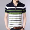 Summer polo shirt men Striped Classical causal Brand Short Sleeve polos breathable oversized Men clothes Male 2019