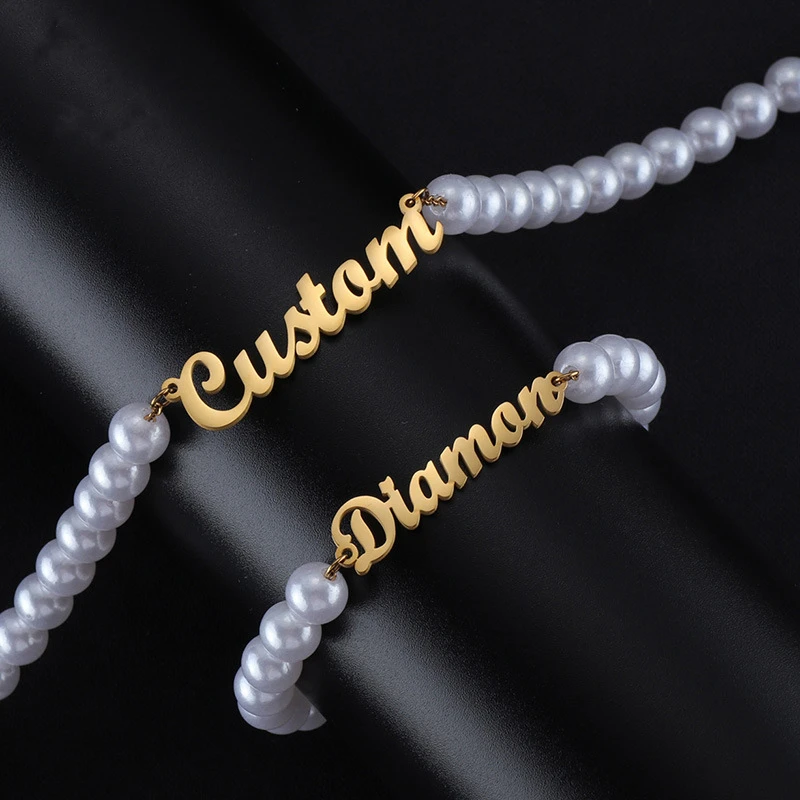 Vertical Half Chain Half Pearl Smiley Face Stainless Steel Name Plate Pendant Cutting Gold Silver Necklace For Kids Bracelet, Gold color silvery rose gold black
Vertical Half Chain Half Pearl Smiley Face Stainless Steel Name Plate Pendant Cutting Gold Silver Necklace For Kids Bracelet, Gold color silvery rose gold black