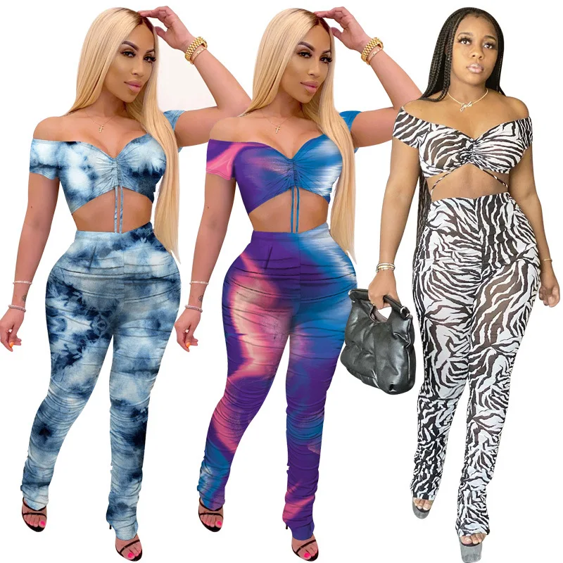 2021 womens Latest Fashion Trends Clothing Camouflage Print Crop Top And Long Pant Outfits Set 2 Two Piece Pants Set For Women
2021 womens Latest Fashion Trends Clothing Camouflage Print Crop Top And Long Pant Outfits Set 2 Two Piece Pants Set For Women