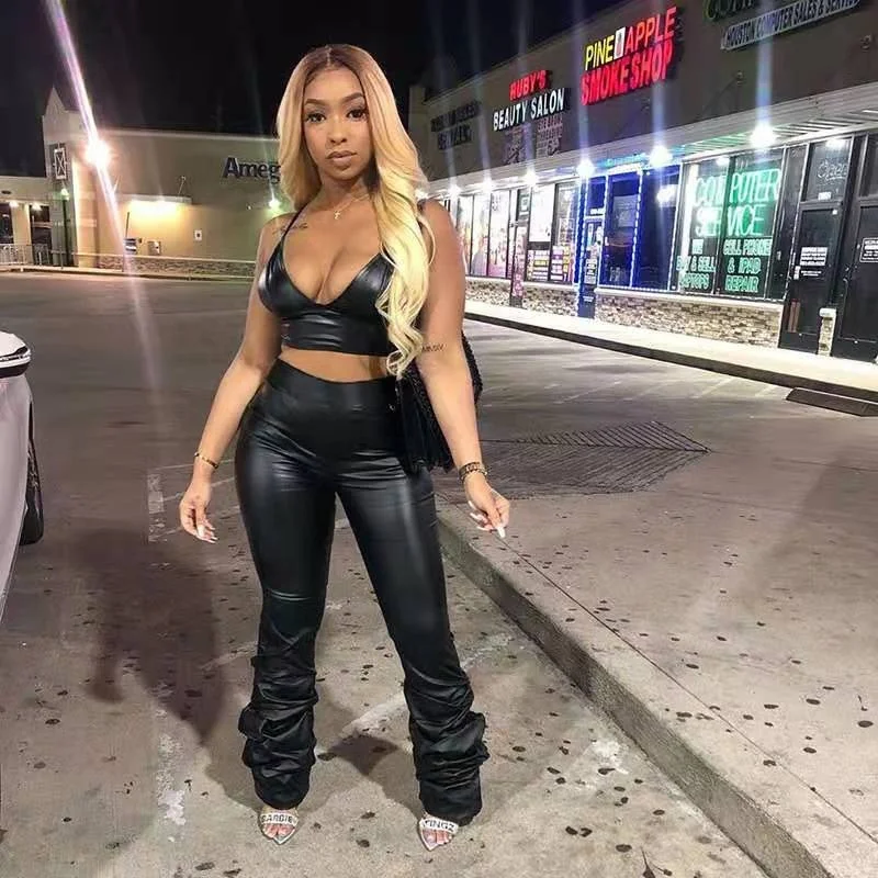 Phoenix Basic Black Pencil Pants Autumn Winter Stacked PU Leather Skinny Tights Trousers 2020 Hot Fashion Clothing
Phoenix Basic Black Pencil Pants Autumn Winter Stacked PU Leather Skinny Tights Trousers 2020 Hot Fashion Clothing