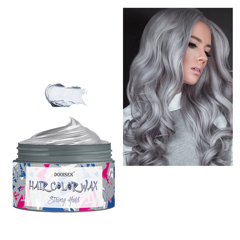 Gray 9 Colors Hair Wax Temporary Instant Unisex Natural Washable Moisturizing Modelling Fashion Colorful Hair Color Wax
Gray 9 Colors Hair Wax Temporary Instant Unisex Natural Washable Moisturizing Modelling Fashion Colorful Hair Color Wax