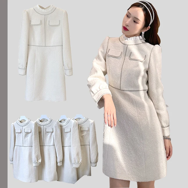 Anfeiouna 2021 New Korean Fashion Summer White Ladies Winter Official Dresses For Ladies,Women Dresses Lady's, Can be customized
Anfeiouna 2021 New Korean Fashion Summer White Ladies Winter Official Dresses For Ladies,Women Dresses Lady's, Can be customized