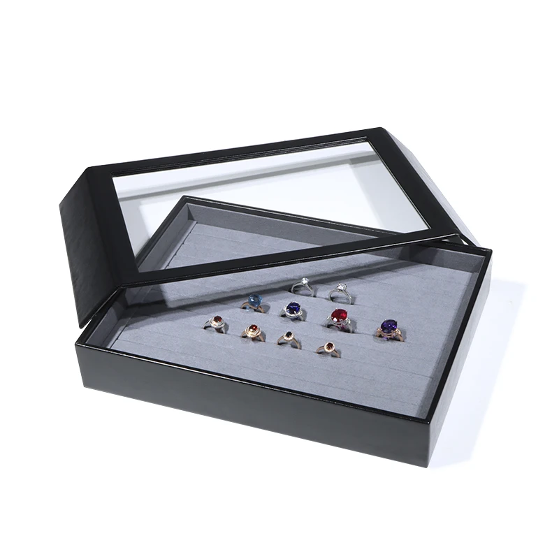 ROMI New design Pu Leather Jewelry Display Tray Ring Dish Modern Jewelry Packge Trays For Jewelry Store, Black
ROMI New design Pu Leather Jewelry Display Tray Ring Dish Modern Jewelry Packge Trays For Jewelry Store, Black