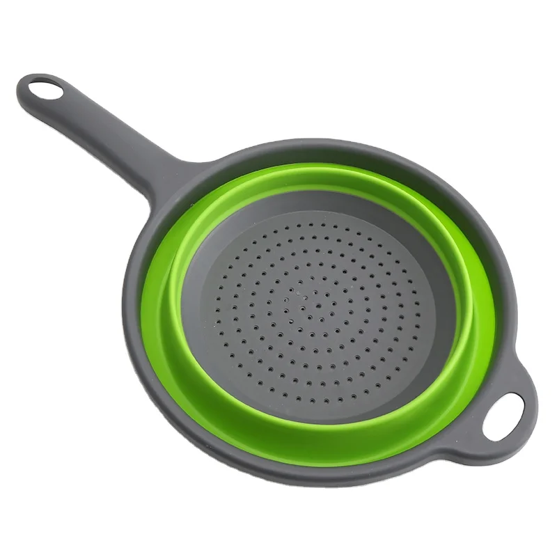 

Colander collapsible Colander Strainer The Sink Vegtable/Fruit Colanders Strainers With Extendable Handles, Exsit color