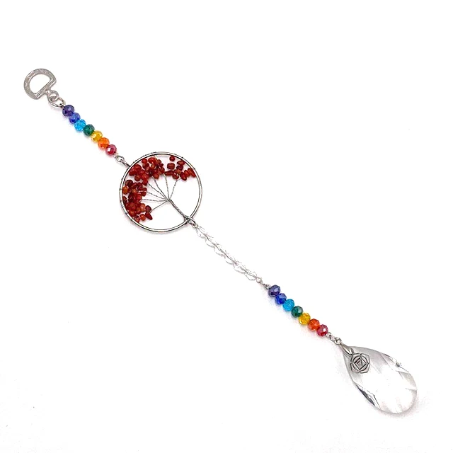 Sun catcher window wall decoration Crystal natural stone Tree of life Dream catcher 7 Chakra signs
Sun catcher window wall decoration Crystal natural stone Tree of life Dream catcher 7 Chakra signs