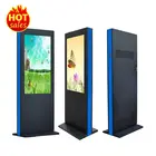 55 inch rotatable floor standing high brightness equipment network lcd digital advertising display for the mall