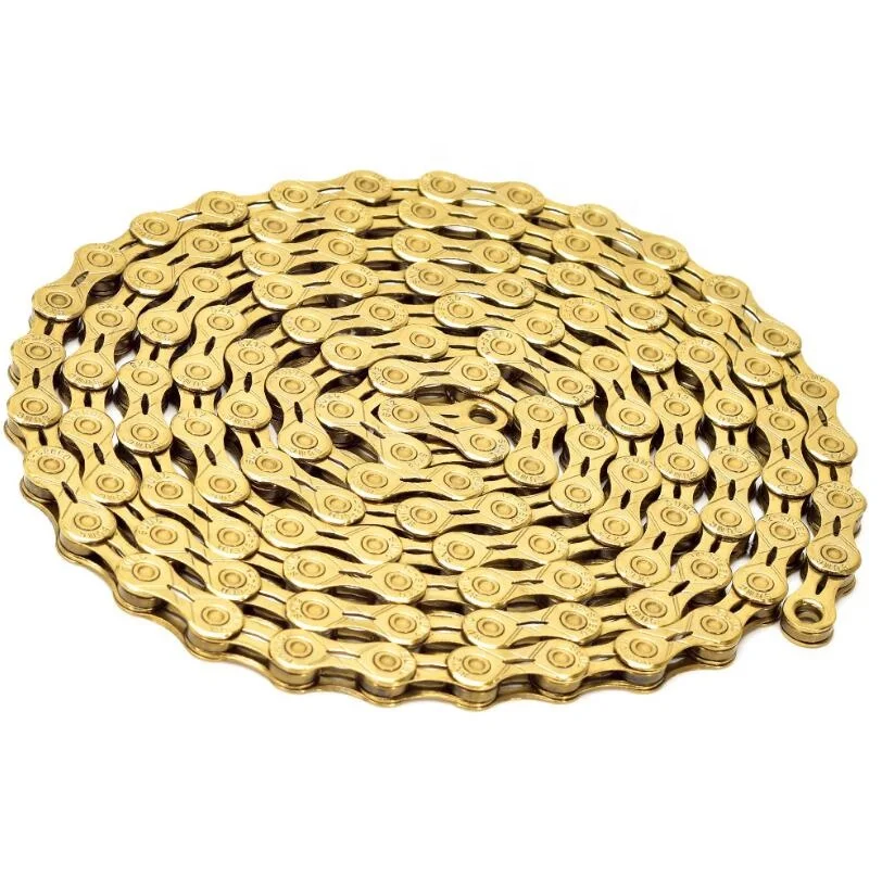 SUMC Mountain Road bike Parts Accessories Variable speed 9 10 11 speed bicycle chain, Gold
SUMC Mountain Road bike Parts Accessories Variable speed 9 10 11 speed bicycle chain, Gold