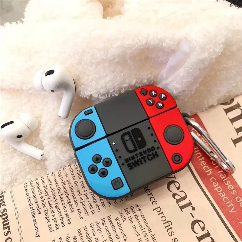 Colorful style silicone protective case for New Apple airpods pro Nintendo Switch game design cover
Colorful style silicone protective case for New Apple airpods pro Nintendo Switch game design cover