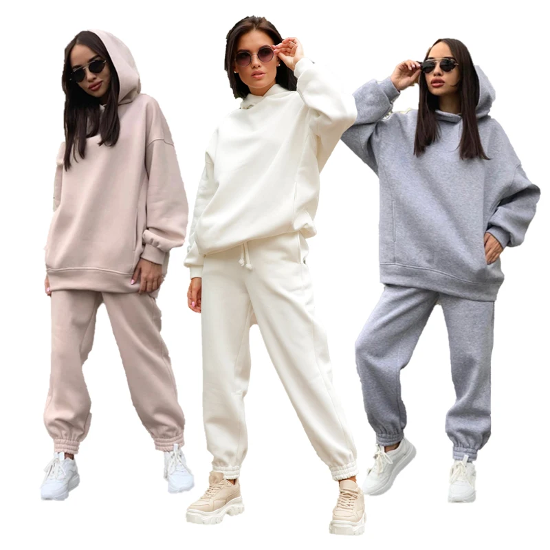 wholesale solid two piece outfits set ladies jog suit set sweaters hoodies sweatshirts for women
wholesale solid two piece outfits set ladies jog suit set sweaters hoodies sweatshirts for women