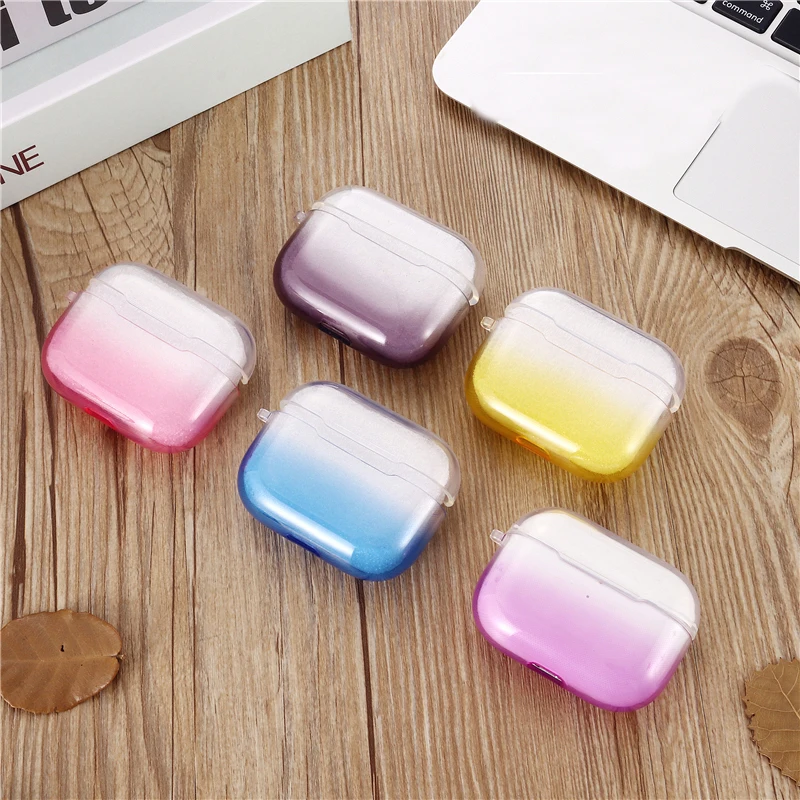 Transparent Gradient Jelly Color TPU Airpods Pro Case 2020 For Apple Airpods Casing Custom, Gradient black/ pink/ purple/ blue/ yellow
Transparent Gradient Jelly Color TPU Airpods Pro Case 2020 For Apple Airpods Casing Custom, Gradient black/ pink/ purple/ blue/ yellow