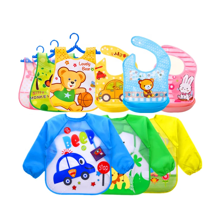 Baby waterproof gowns children baby eating clothes children bib waterproof long sleeved baby bib, Blue,pink,yellow
Baby waterproof gowns children baby eating clothes children bib waterproof long sleeved baby bib, Blue,pink,yellow