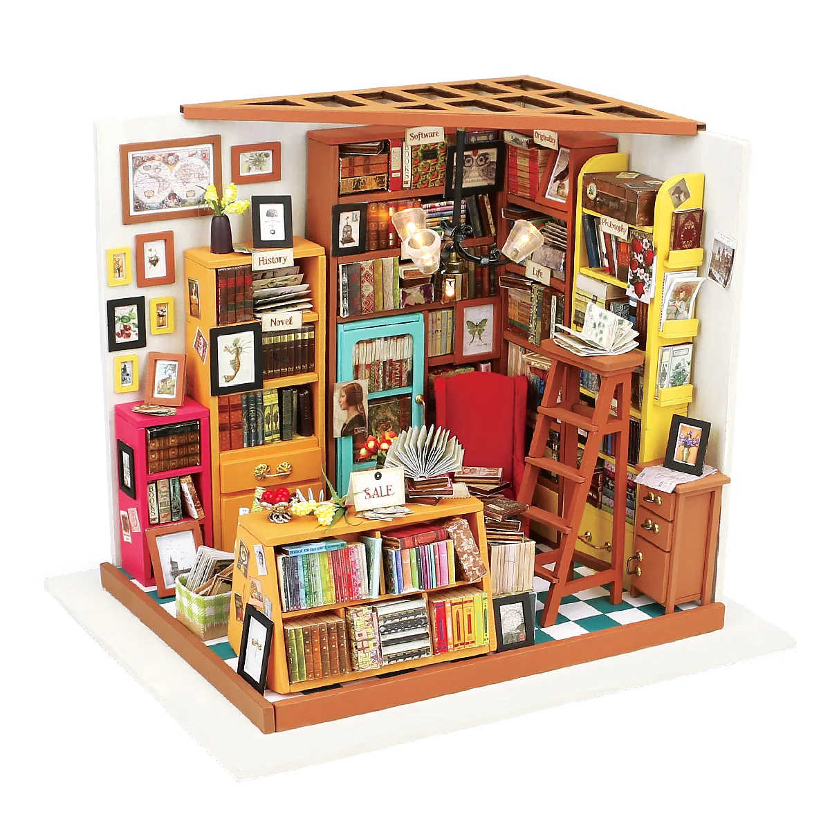 Robotime Factory Furniture Toys Gifts Wood Crafts DIY Miniature Doll House Book House DG102 for Dropshipping
Robotime Factory Furniture Toys Gifts Wood Crafts DIY Miniature Doll House Book House DG102 for Dropshipping