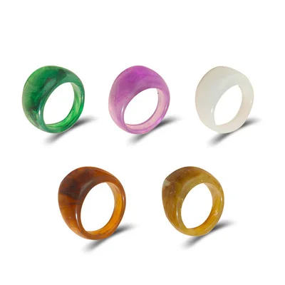 2021 New Design Transparent Ins Personalized Fashion Acrylic Finger Ring Multi Colors Acrylic Resin Rings For Women, Picture shows
2021 New Design Transparent Ins Personalized Fashion Acrylic Finger Ring Multi Colors Acrylic Resin Rings For Women, Picture shows