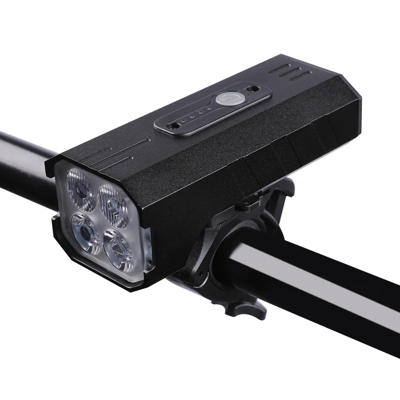 New 4T6 Bicycle Front Light Adjustable Cycling Light USB Rechargeable Mountain Bike Light
New 4T6 Bicycle Front Light Adjustable Cycling Light USB Rechargeable Mountain Bike Light