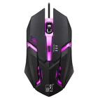 BUBM Ergonomic LED RGB Wired Optical PC Gaming Mouse